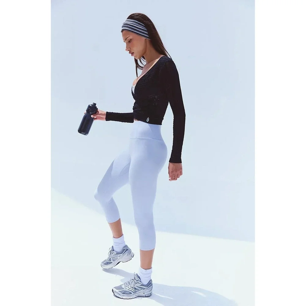Free People Movement Vixen Long Sleeve Layer Top Sz XS/S Athleisure $78